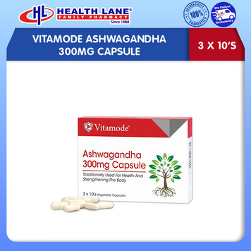 VITAMODE ASHWAGANDHA 300MG CAPSULE 3x10'S